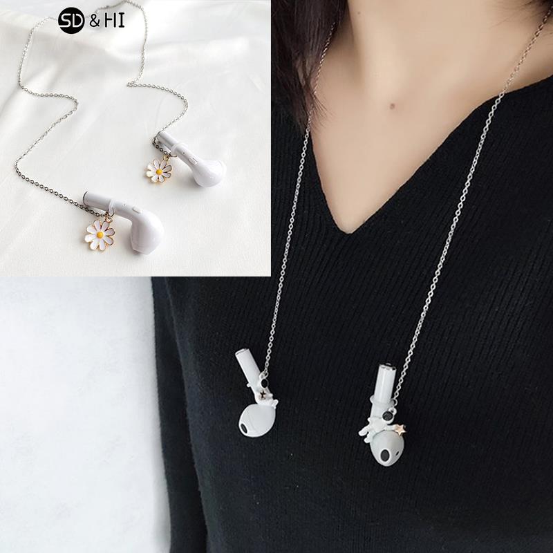 Women Accessories Chain - Fashion Anti-Lost Wireless Earphone Necklace for