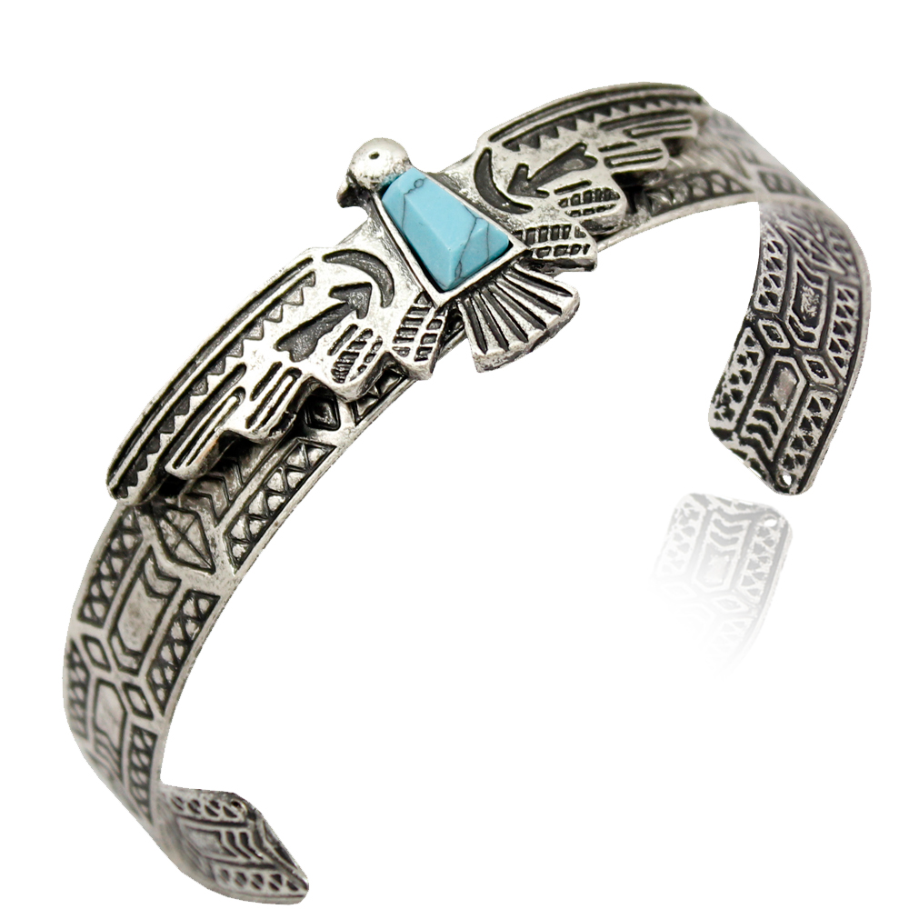 Women'S Eagles Accessories - Vintage Gold Silver Plated Tribal Antique