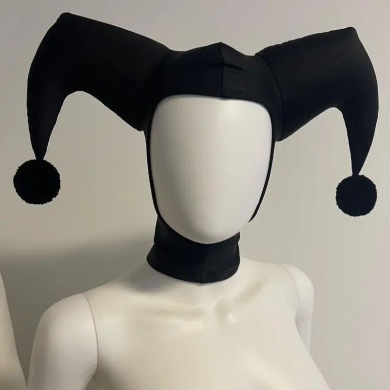 Women'S Red Accessories - QQ Jester Cosplay Black/Red Hat Cosplay