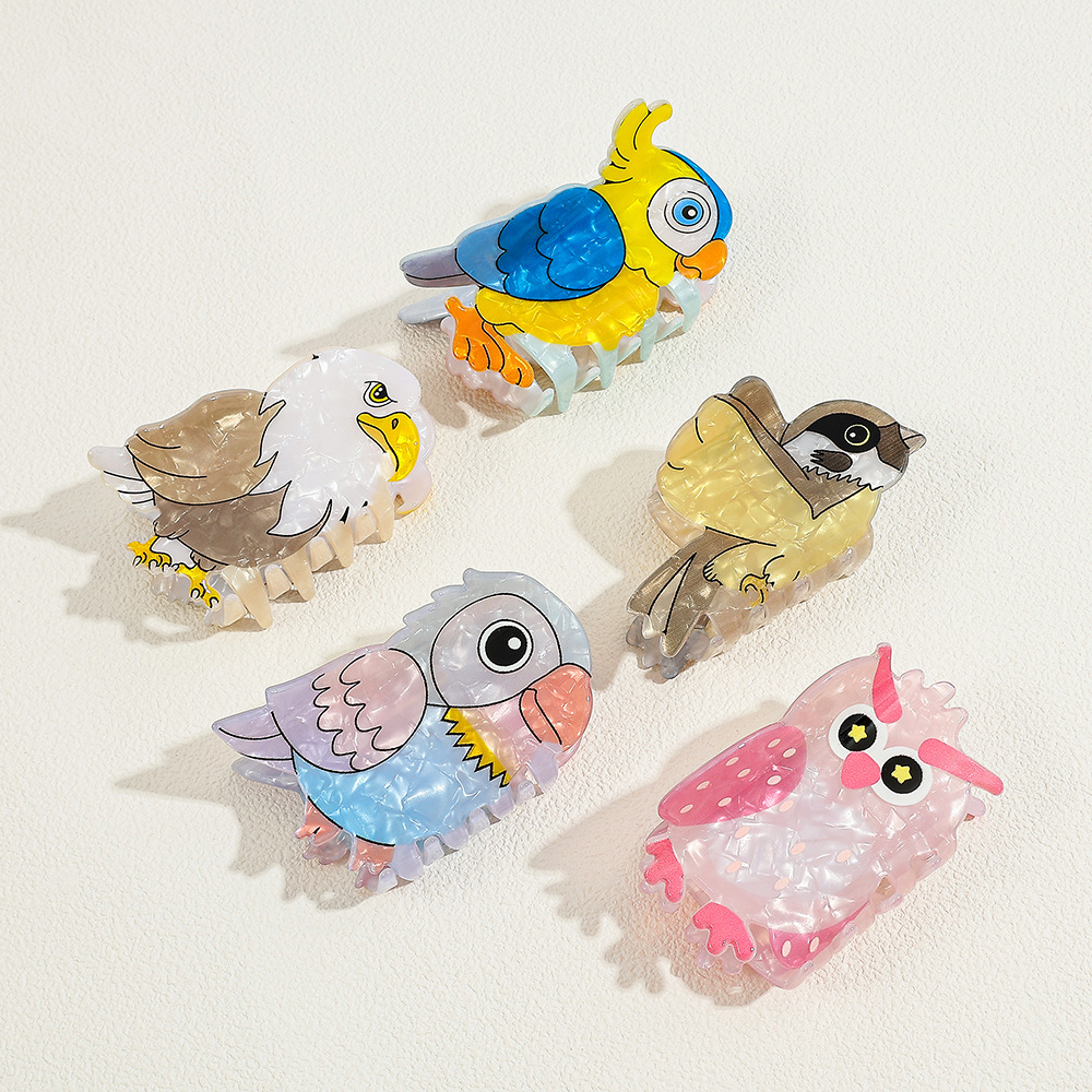Cute Cartoon Bird Acrylic Hair - Women'S Eagles Accessories review and price