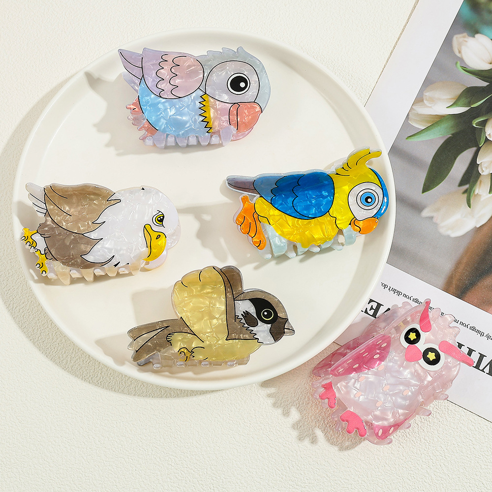Cute Cartoon Bird Acrylic Hair - Women'S Eagles Accessories review and price