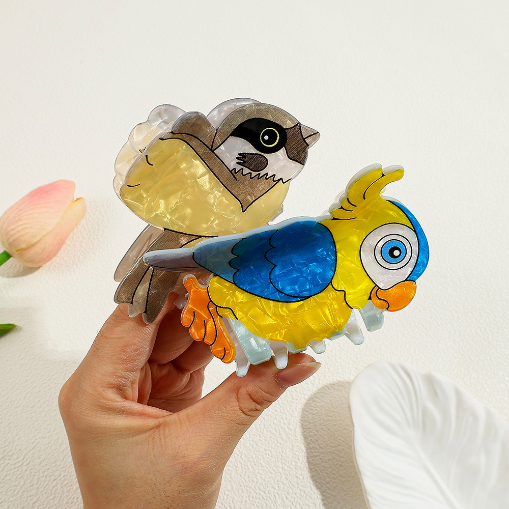 Cute Cartoon Bird Acrylic Hair - Women'S Eagles Accessories review and price