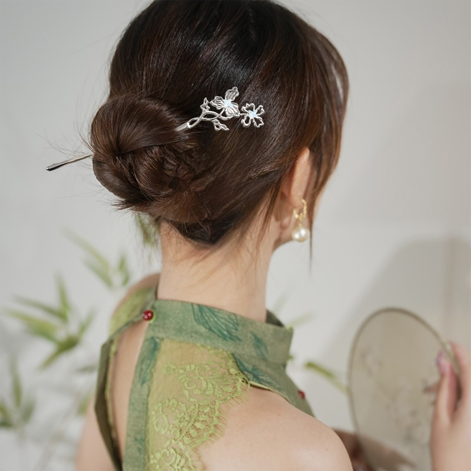 Silver Color Alloy Hair Sticks - Hair Fork Stick review and price