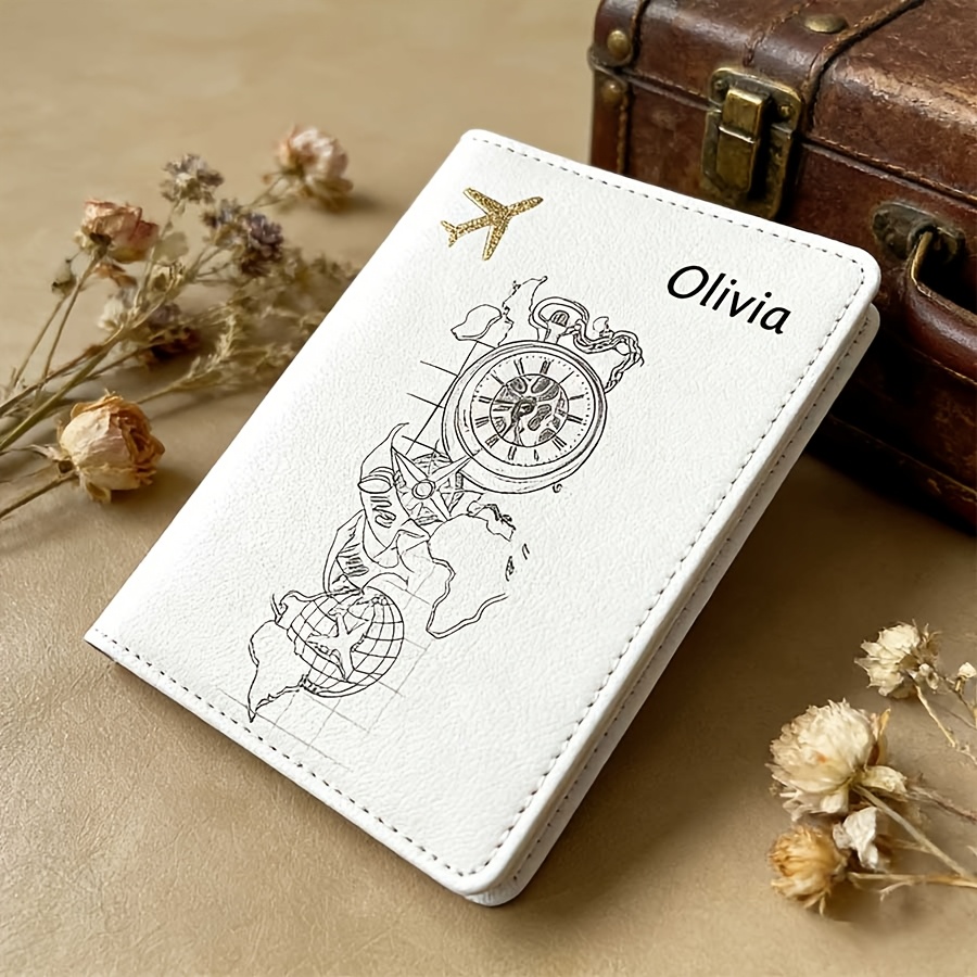 Custom Name Text Passport Hold - Women Accessories Business Name review and price