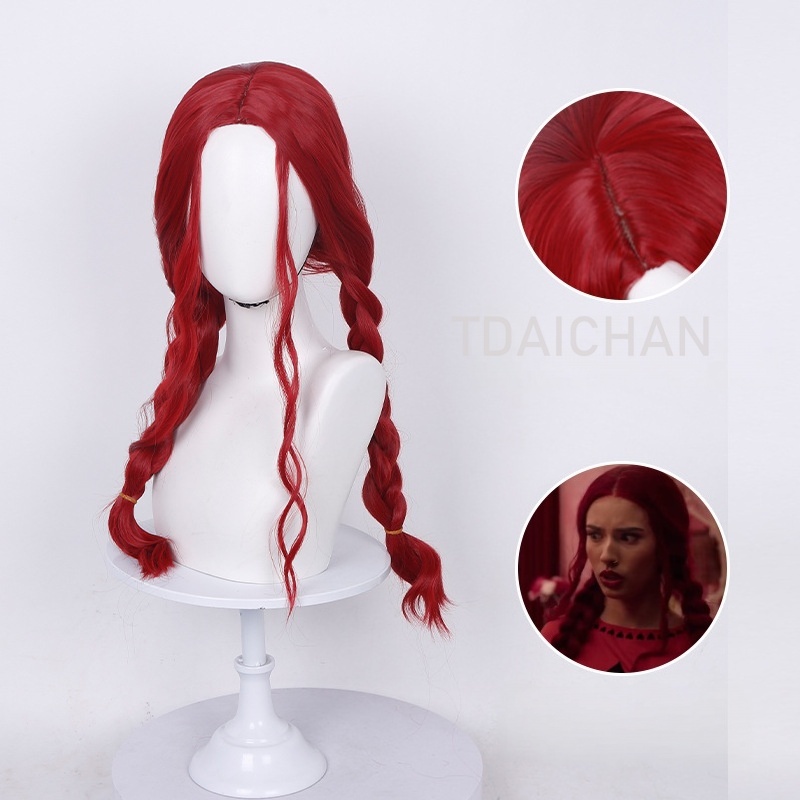 Curly Cosplay Wig Red princess - Women'S Red Accessories review and price