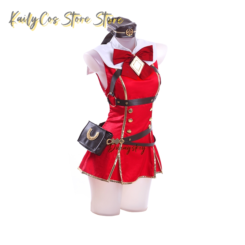 Gold Ship Cosplay Costume Wig  - Women'S Red Accessories review and price