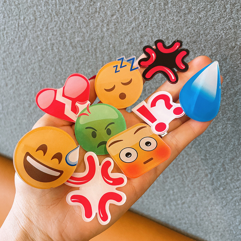 Fashion Emojied Hairpin Speech - Women Accessories Dropshipping review and price