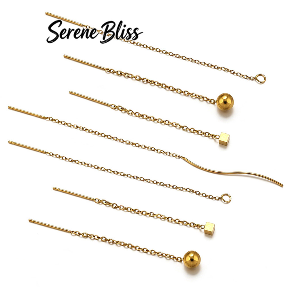 10pcs Stainless Steel Long Ear - Women Accessories Chain review and price