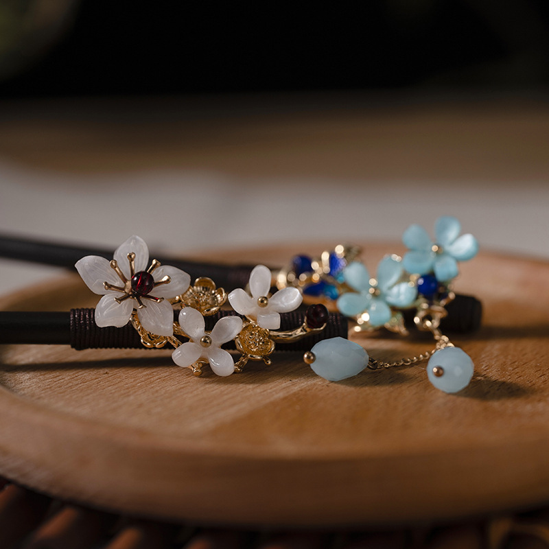 1Pc Wooden Hairpin Headdress f - Women Accessories Shop review and price