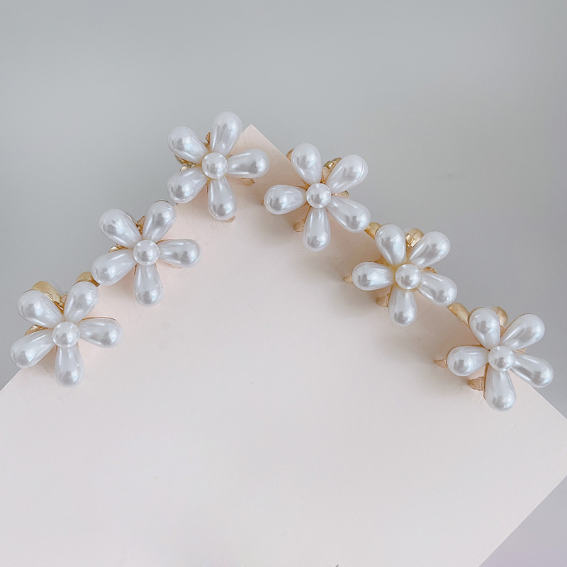 1-6Pcs White 2cm Daisy Flower  - Women Accessories Combo review and price