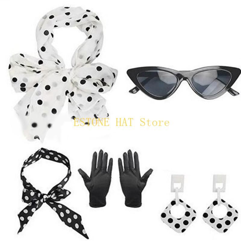 49MF 5Pieces Rockabilly Access - Women'S Accessories In The 1950S review and price