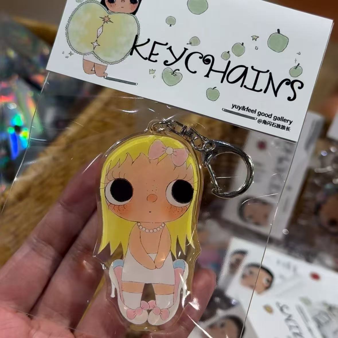 Yuy Is A Girl. Cute Cartoon Gi - Women'S Key Accessories review and price