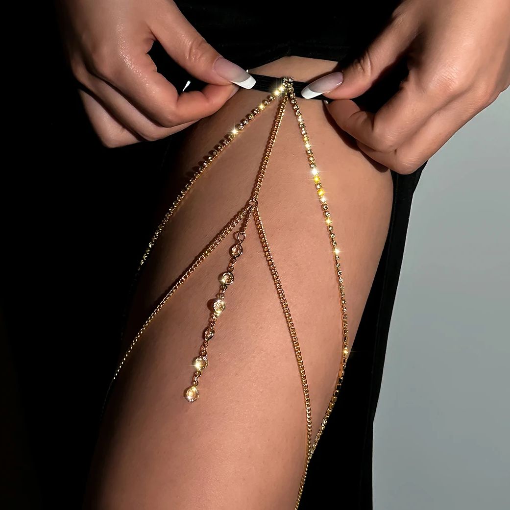 Sexy Shiny Crystal Multilayer  - Women Accessories Dropshipping review and price