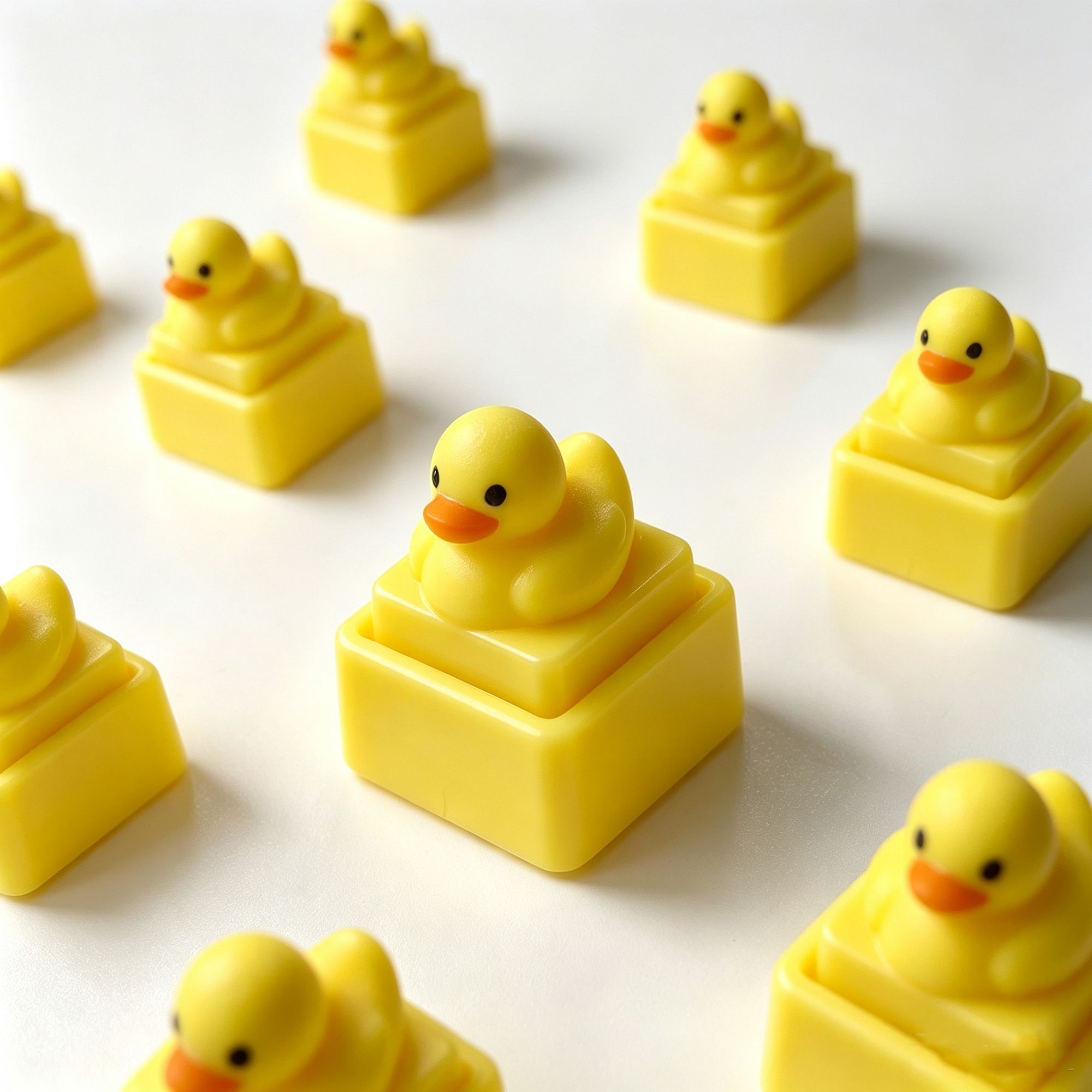 Cute Yellow Duck Press Keychai - Women'S Key Accessories review and price
