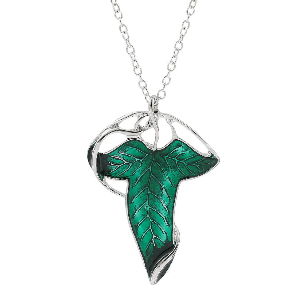 Vintage Green Leaf Pendant Nec - Women Accessories Chain review and price