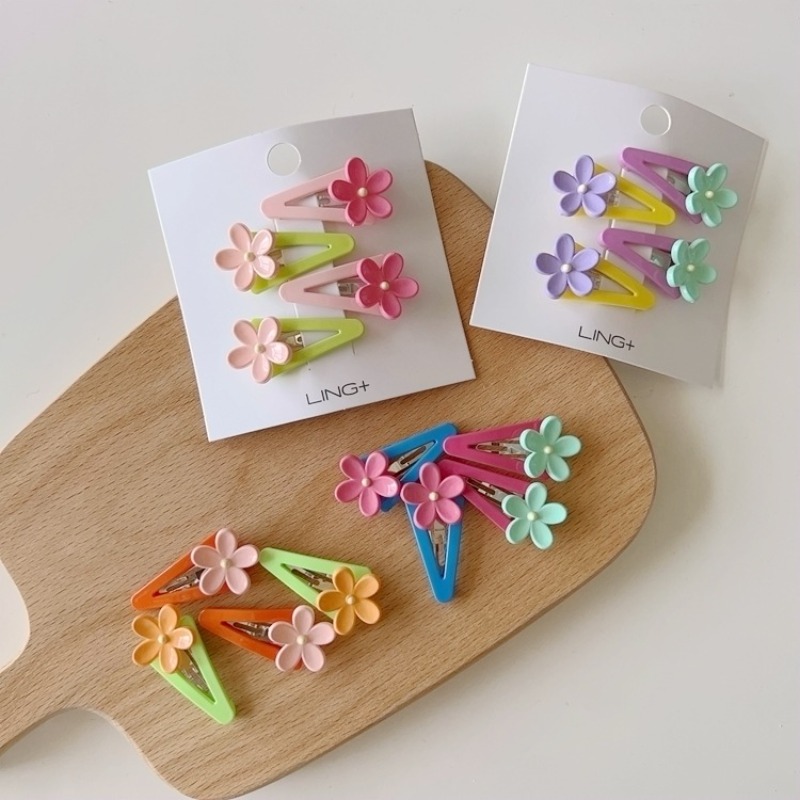 4PCS New Triangle Flower Bead  - Women Accessories Combo review and price