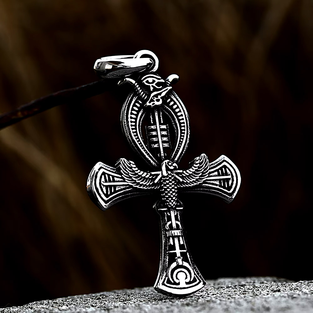 Retro Eagle Ankh Cross Stainle - Women'S Eagles Accessories review and price