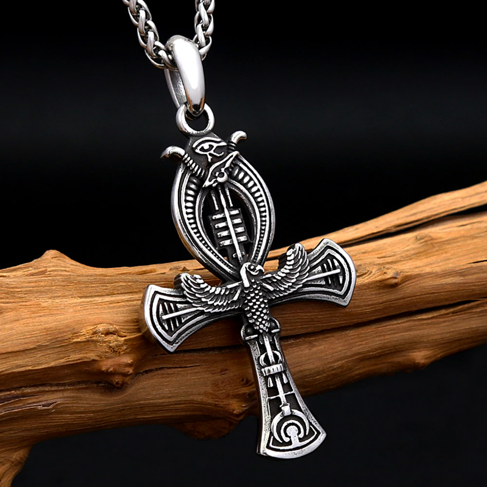 Retro Eagle Ankh Cross Stainle - Women'S Eagles Accessories review and price