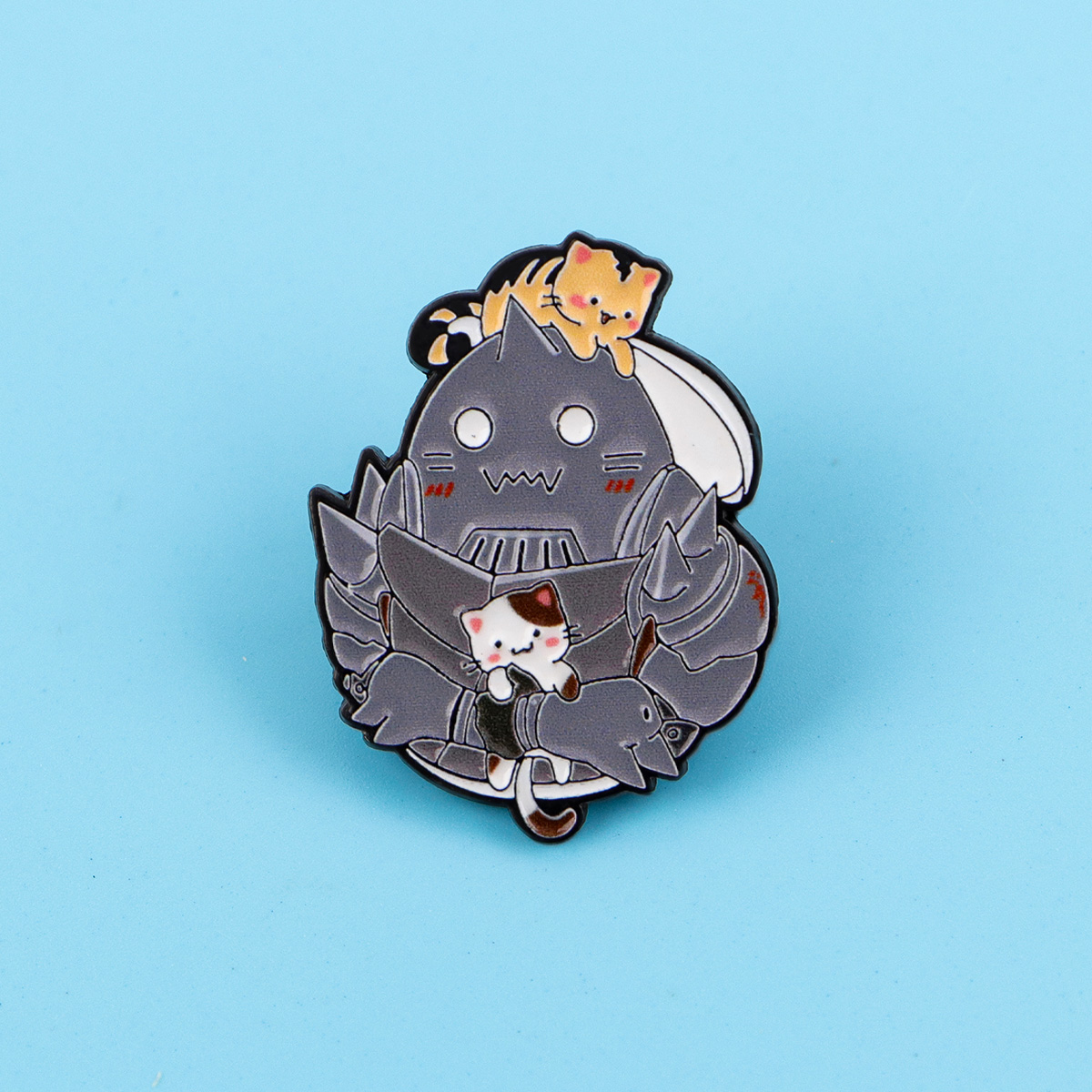 Cute Cat Enamel Pin Manga Anim - Women Accessories Picture review and price