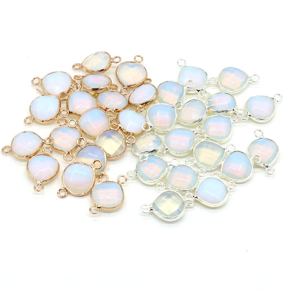 2pcs Natural Stone Connectors  - Women Accessories Dropshipping review and price