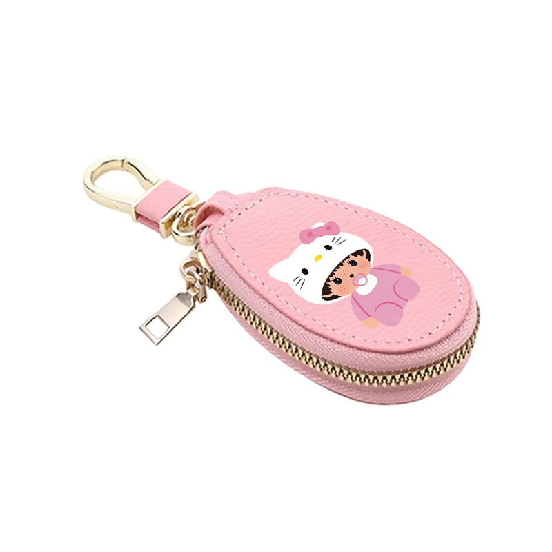 1pcs MONCHHICHI Leather Zipper - Women'S Key Accessories review and price