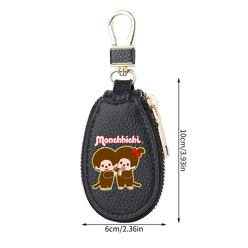 1pcs MONCHHICHI Leather Zipper - Women'S Key Accessories review and price