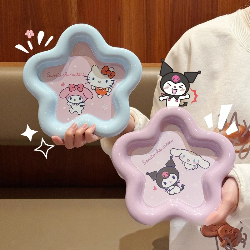Cartoon Cat Print Ceramic Dinn - Women Accessories Combo review and price