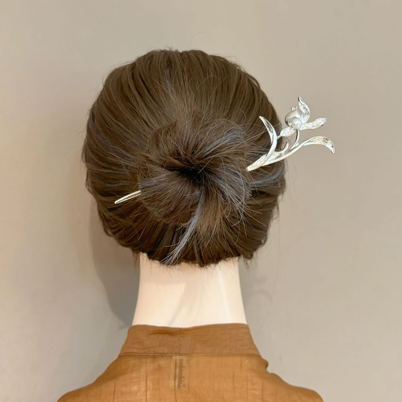 New Chinese Style Silver Orchi - Women Accessories Shop review and price