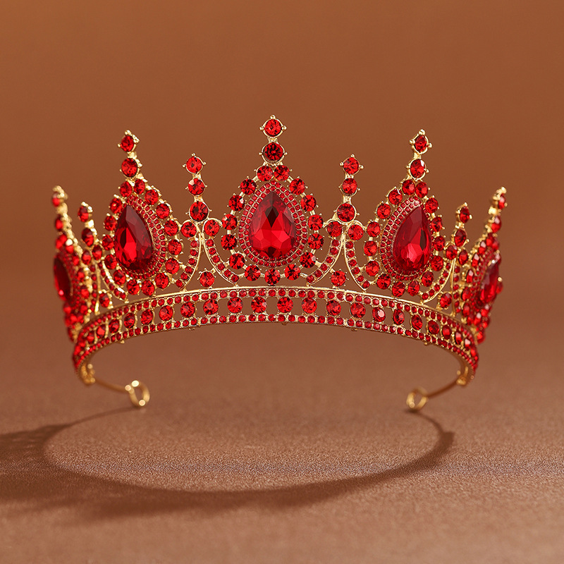Baroque Queen Green Crown Crys - Women Accessories Dropshipping review and price