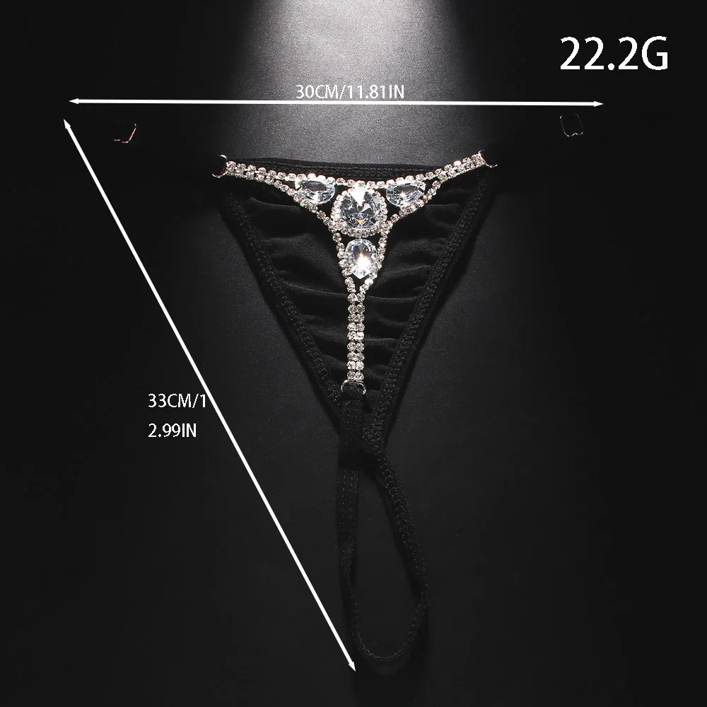 Sexy Round Rhinestone Thong Ad - Women Accessories Dropshipping review and price