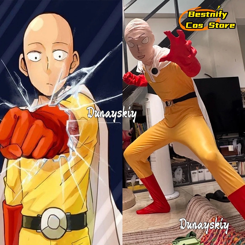 Saitama MAN Cosplay Jumpsuit C - Women'S Red Accessories review and price