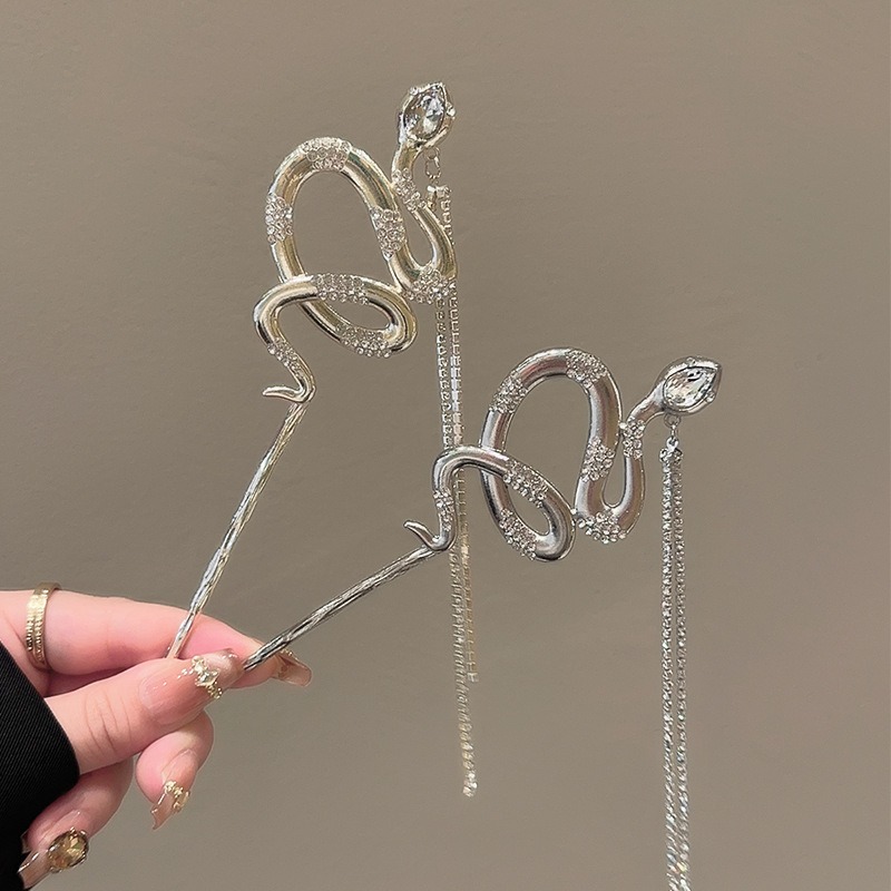 1pc Snake Hair Sticks Tone Ser - Women Accessories Chain review and price