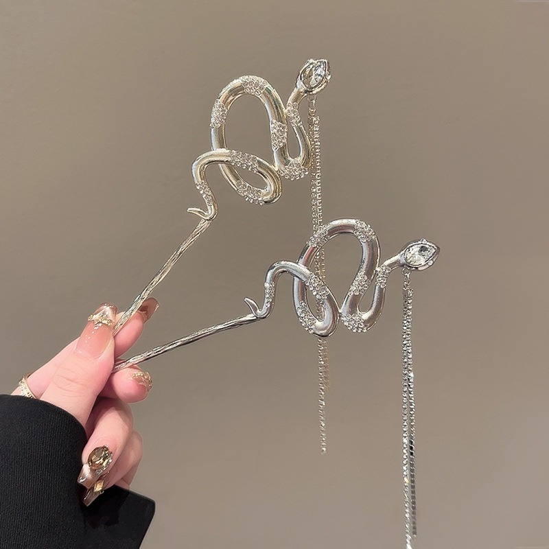 1pc Snake Hair Sticks Tone Ser - Women Accessories Chain review and price