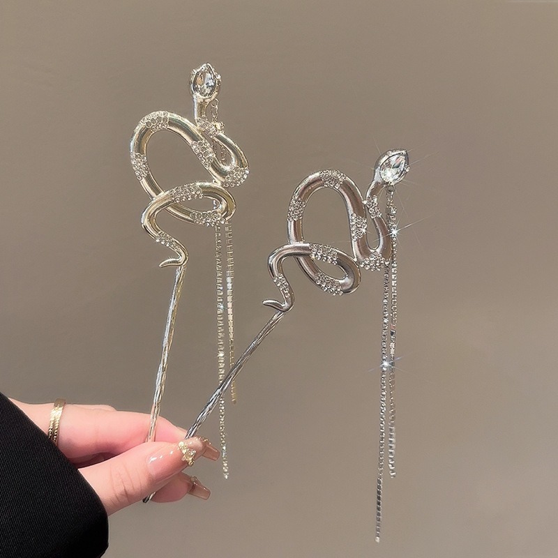 1pc Snake Hair Sticks Tone Ser - Women Accessories Chain review and price