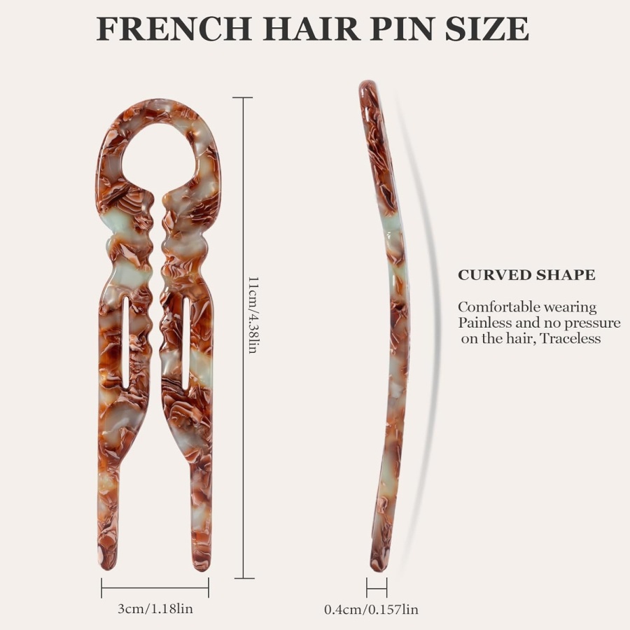 1PC New Model Acrylic Anti-Sli - Hair Fork Stick review and price