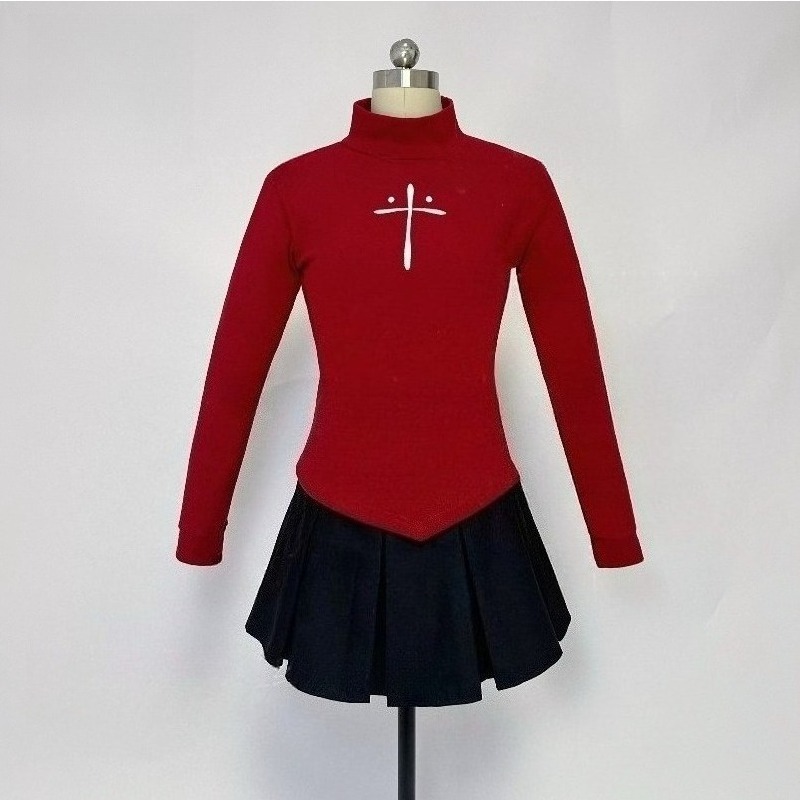 Anime Tohsaka Rin Cosplay Cost - Women'S Red Accessories review and price