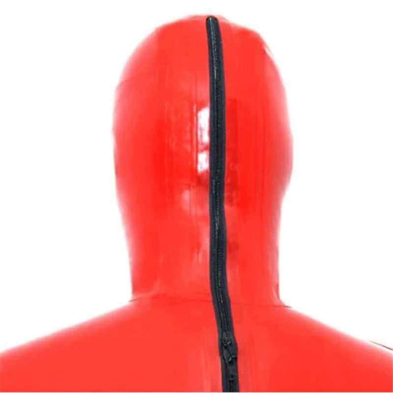 Sexy Red Latex Mask Rubber Hoo - Women'S Red Accessories review and price