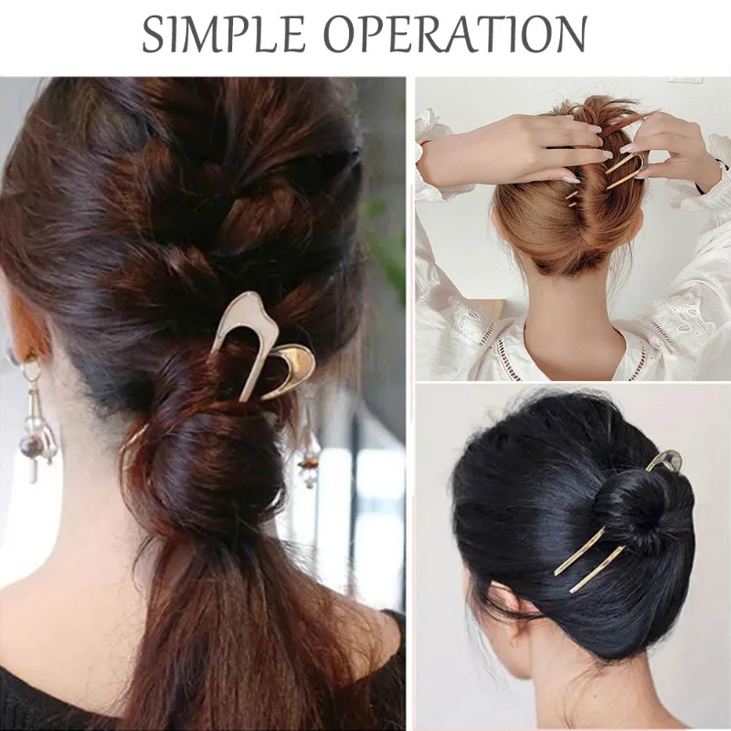 1PC Chinese Style U-Shaped Hai - Hair Fork Stick review and price
