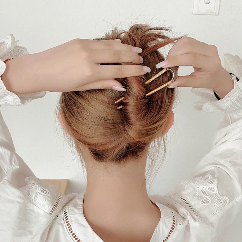 1PC Chinese Style U-Shaped Hai - Hair Fork Stick review and price