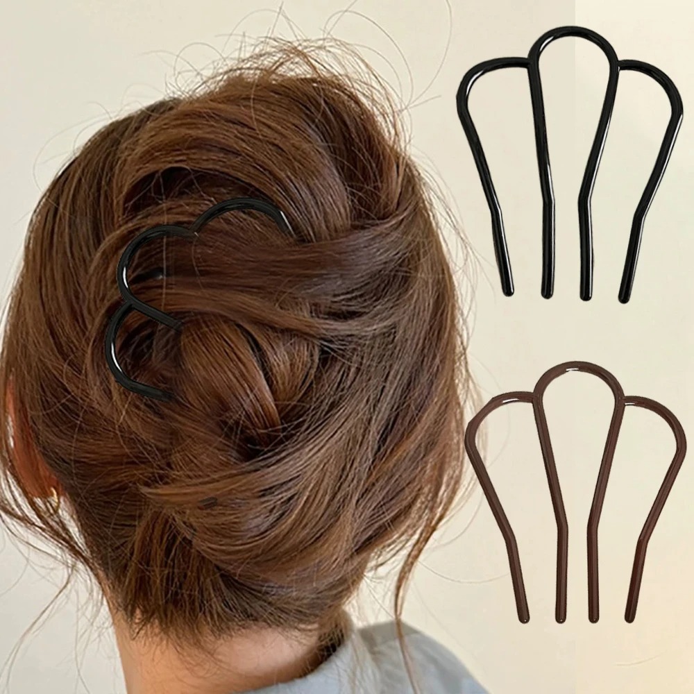 Elegant Soft Acrylic U-Shape H - Hair Fork Stick review and price
