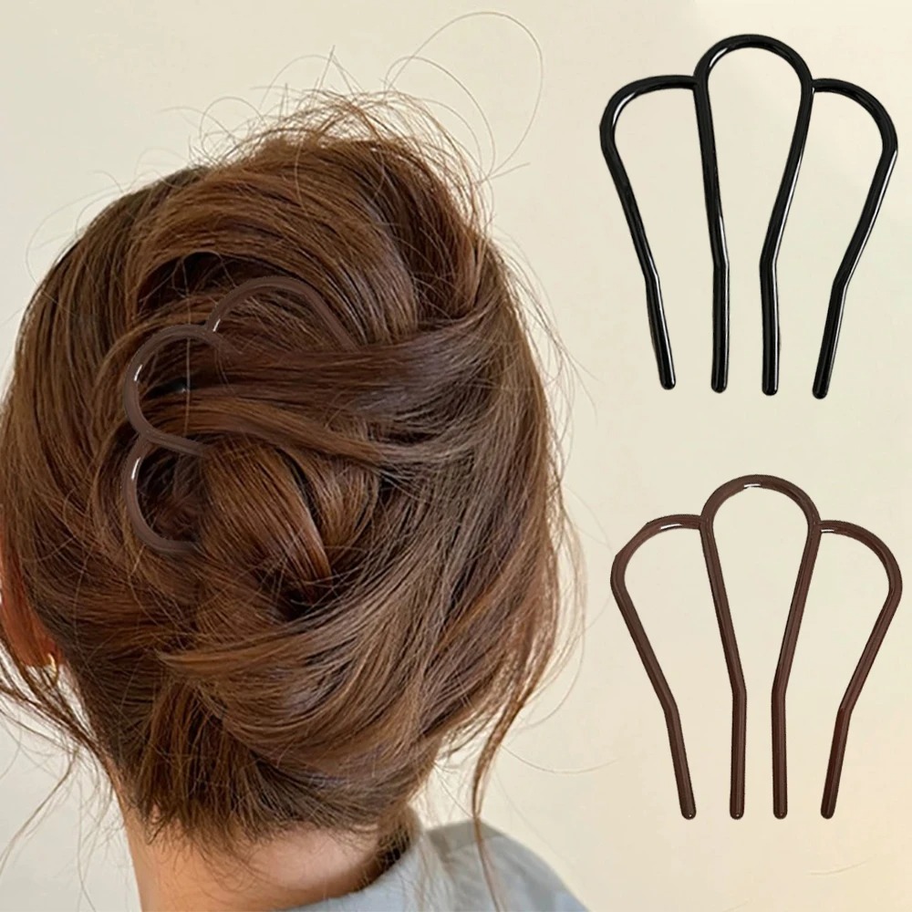 Elegant Soft Acrylic U-Shape H - Hair Fork Stick review and price