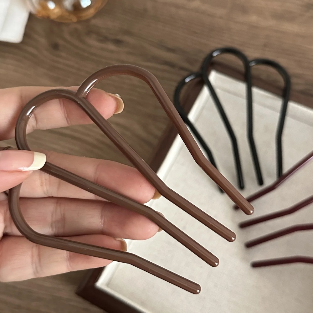 Elegant Soft Acrylic U-Shape H - Hair Fork Stick review and price