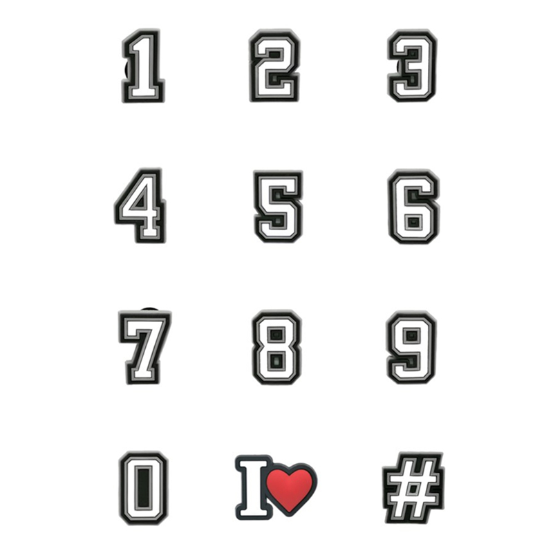 1pcs PVC Number Shoe Charms fo - Women'S Accessories Crocs review and price