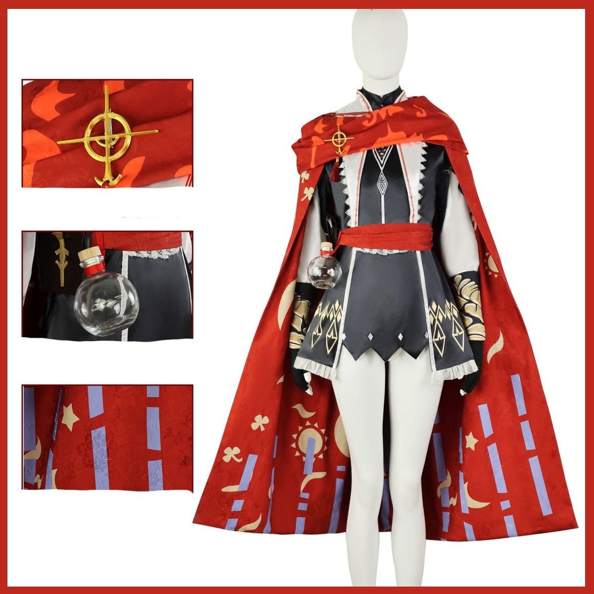Game Arknights Exusiai The New - Women'S Red Accessories review and price